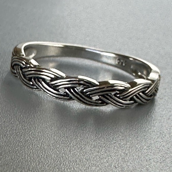 Sterling Silver Braided Band - Picture 4 of 15